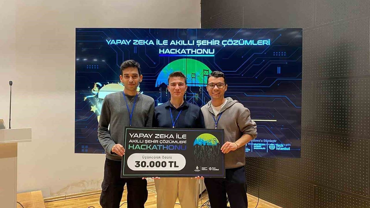 MSKÜ öğrencileri 'Akıllı Şehirler' hackathonunda Türkiye üçüncüsü