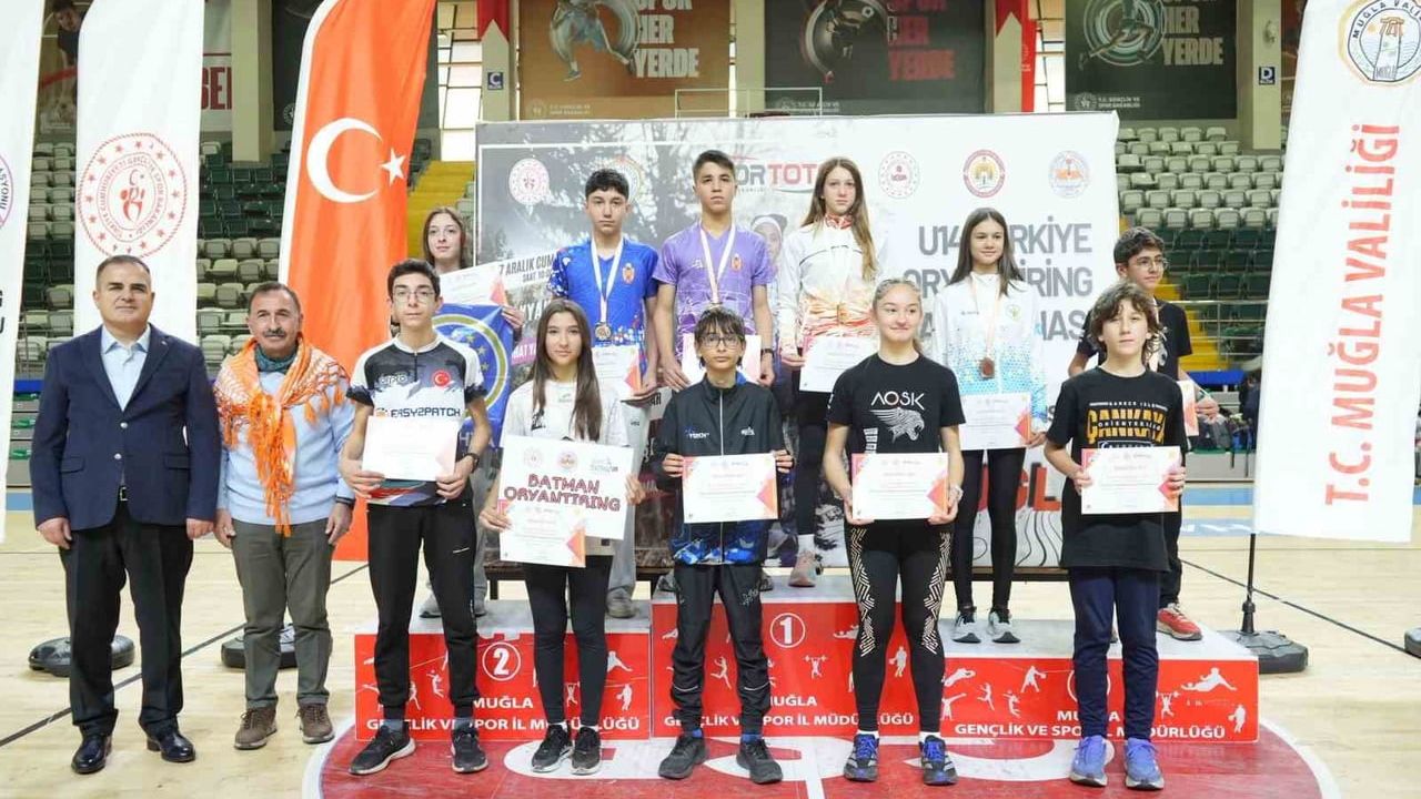 Muğla'da U14 Türkiye Oryantiring Şampiyonası sona erdi