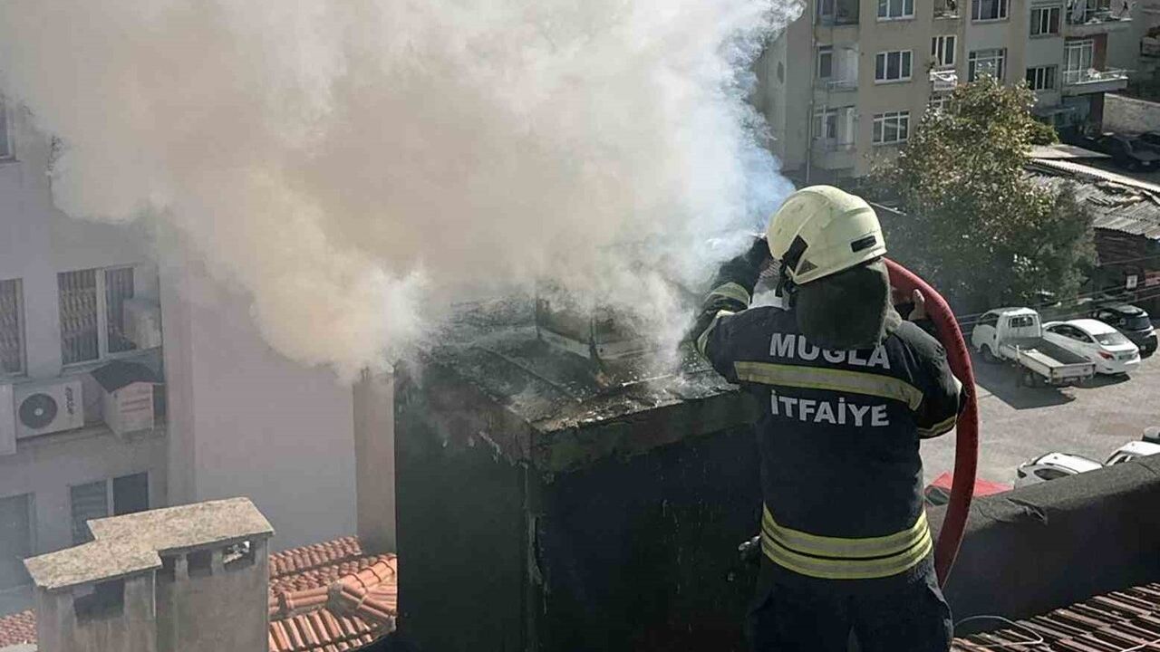 Muğla İtfaiyesi'nden baca bakımı uyarısı