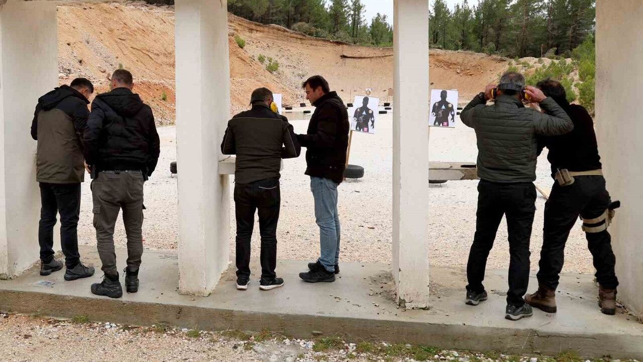 Muğla Orman Bölge personeline atış ve silah kullanımı eğitimi