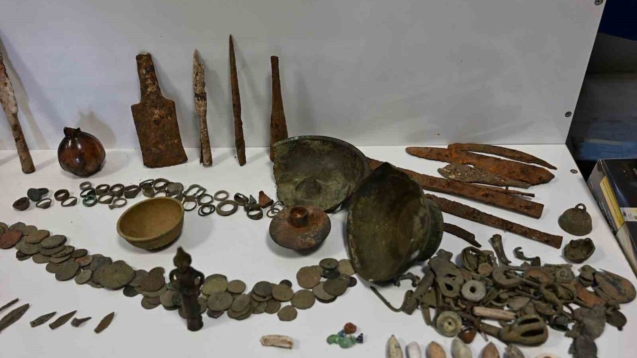 Muş'ta 7 adrese eş zamanlı operasyon: Silah, mühimmat ve tarihi eser ele geçirildi