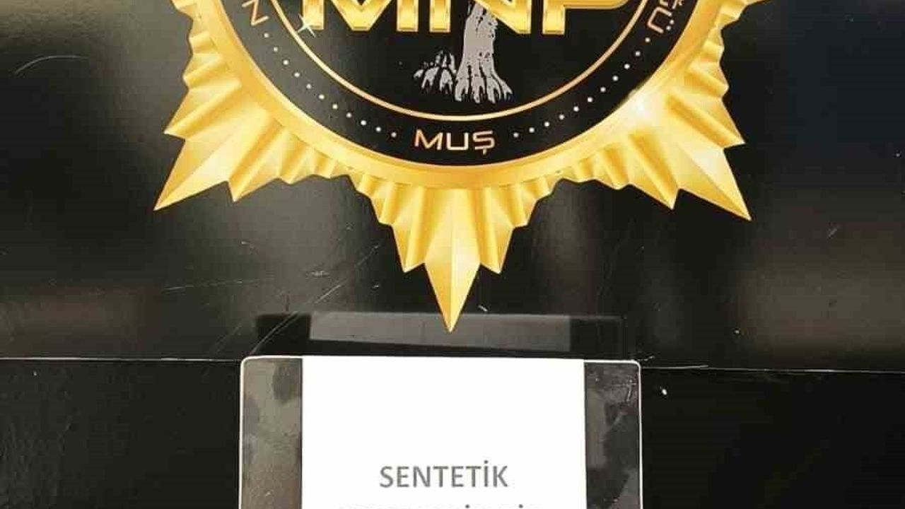 Muş'ta uygulama noktasında 30 milyon TL'lik sentetik kannabinoid ele geçirildi
