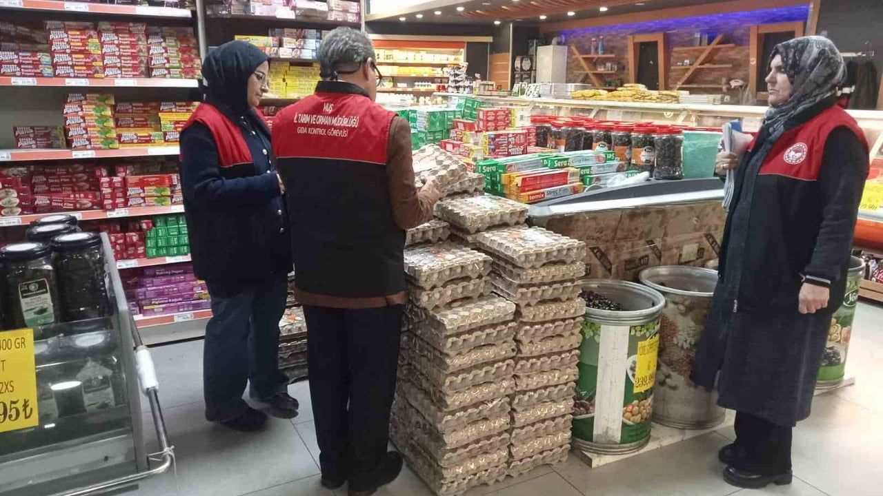 Muş’ta yılbaşı öncesi gıda denetimleri yoğunlaştırıldı