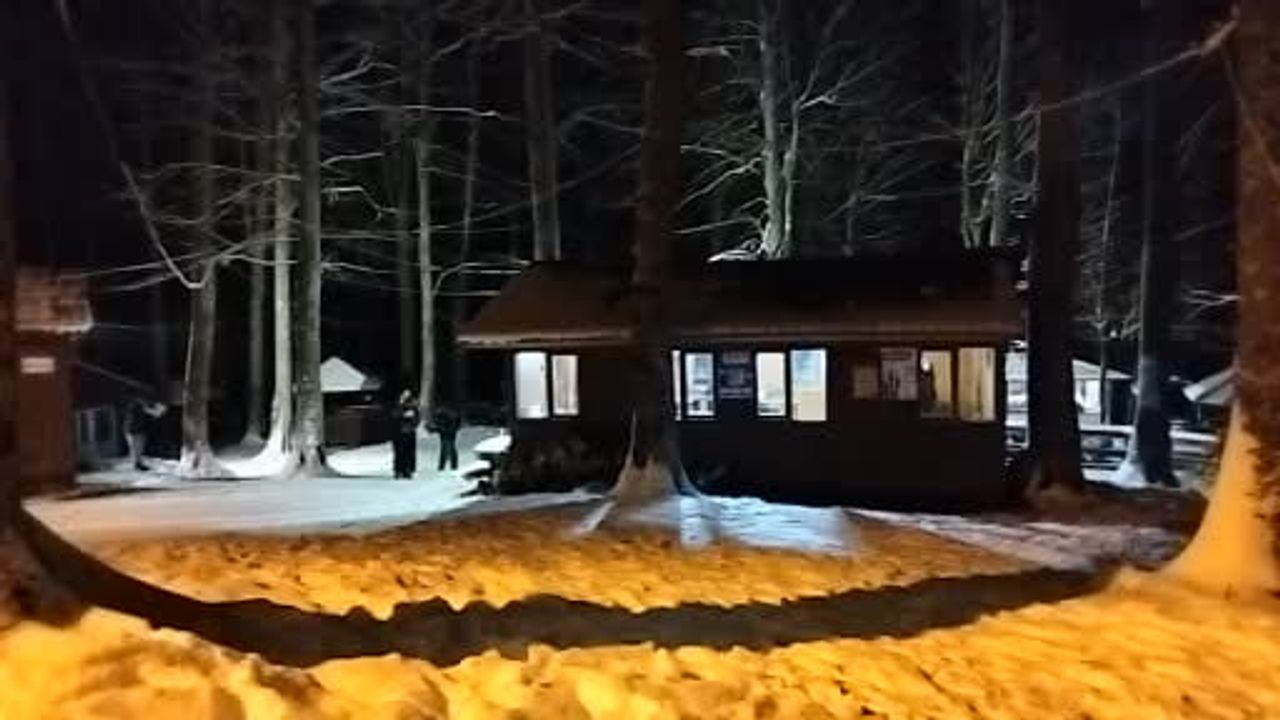 Nebiyan Dağı'nda kar sevinci