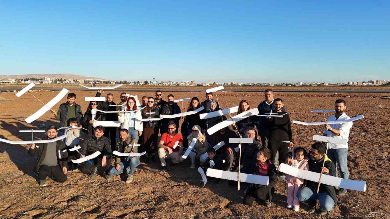 Nusaybin'de ilk uygulamalı model uçak test etkinliği gerçekleştirildi
