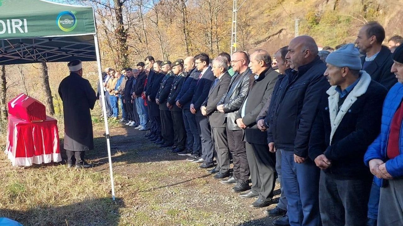 Ordu'da Kıbrıs Gazisi Mehmet Yeşer İçin Cenaze Töreni