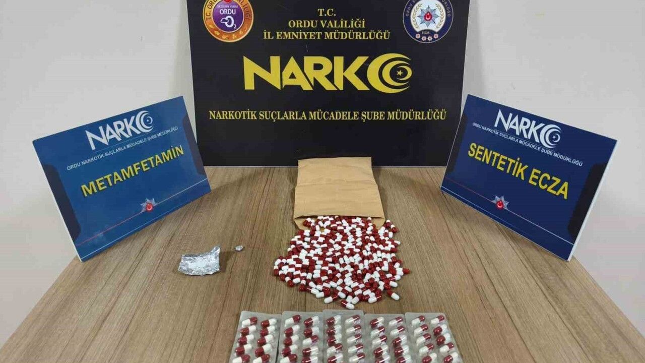 Ordu'da uyuşturucu operasyonunda 1 kişi tutuklandı