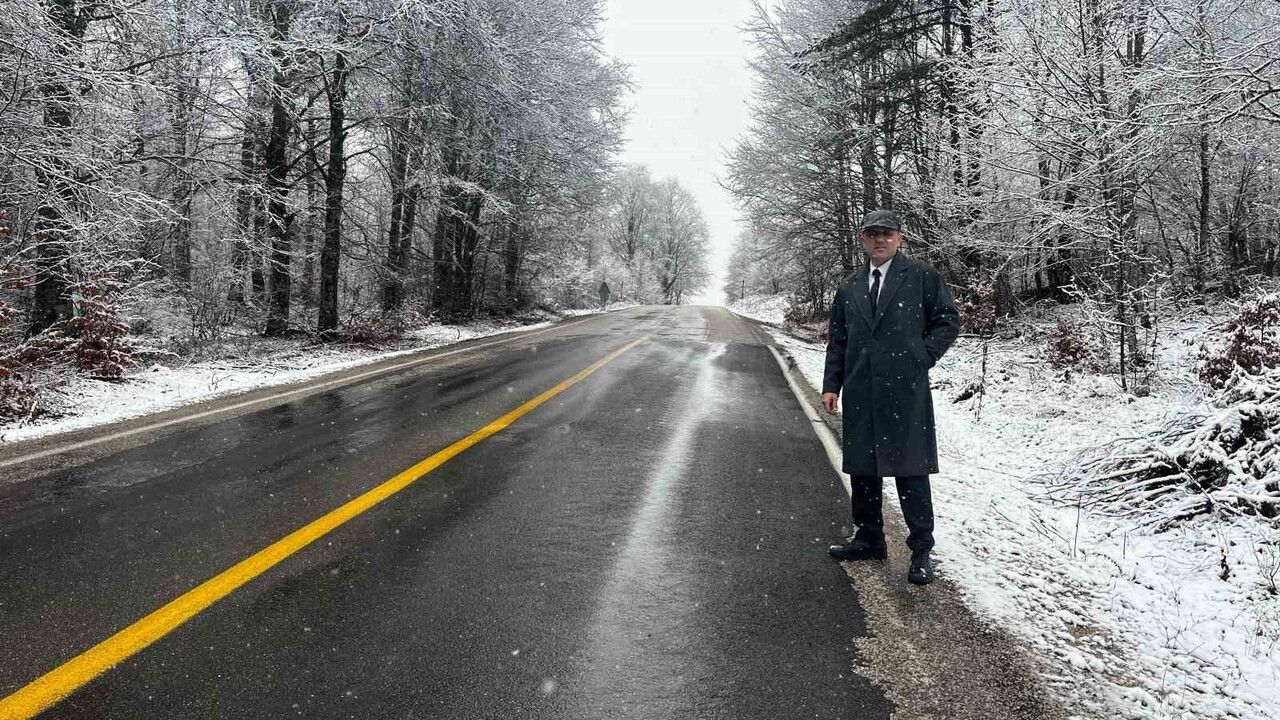 Ordu'nun yüksek kesimleri kara büründü: Bazı bölgelerde 10 santimetreye ulaştı