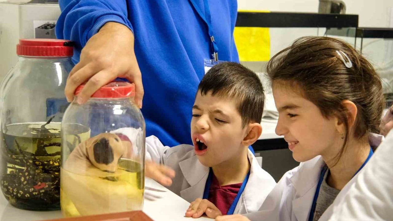 Özel eğitim öğrencileri Bilecik Şeyh Edebali Üniversitesi'nde bilimle buluştu
