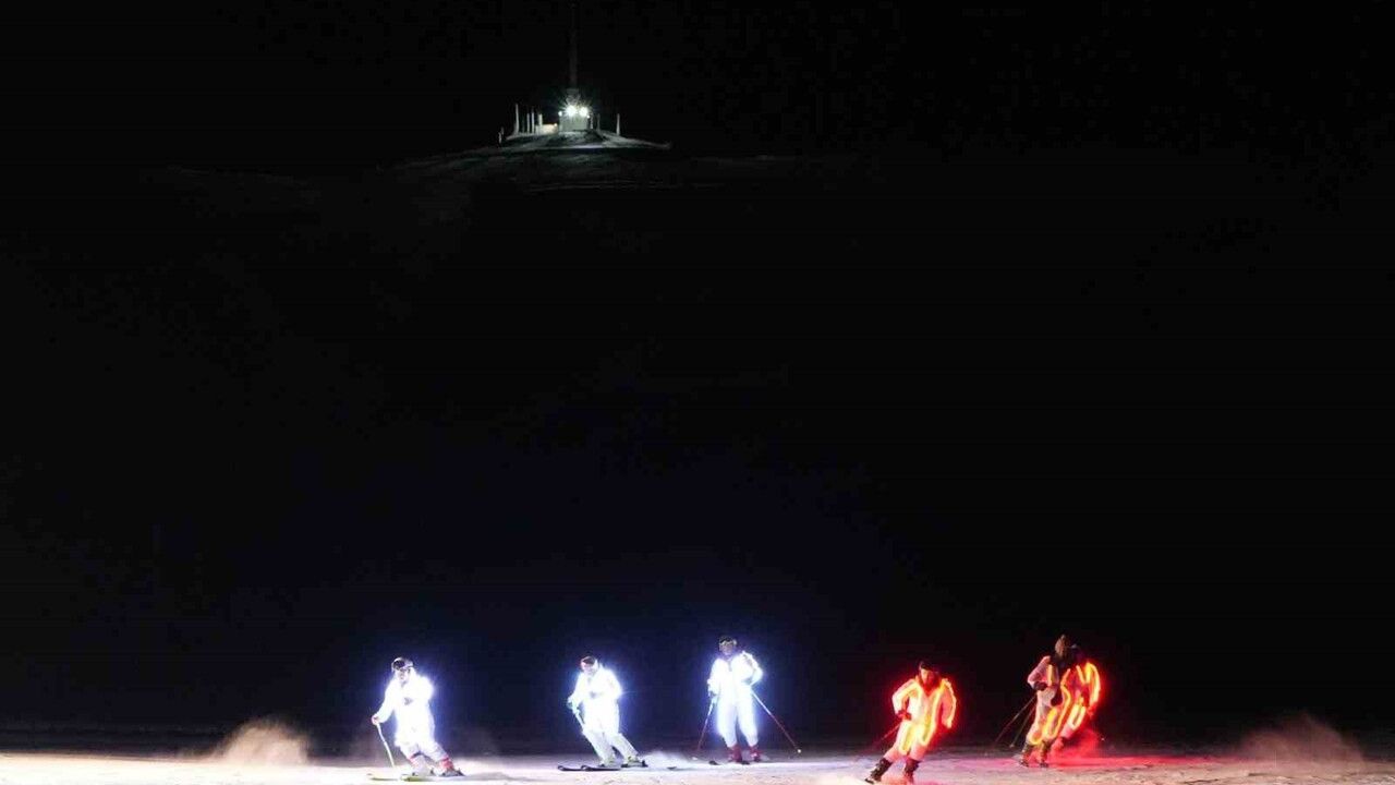 Palandöken'de 2025-2026 kış sezonu görkemli törenle açıldı