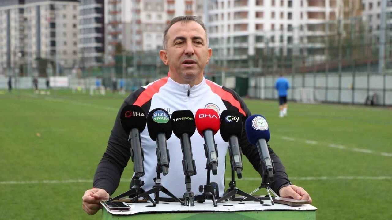 Recep Uçar: 'Cumartesi bizim için bir milat olacak' — Rizespor'da hedef final