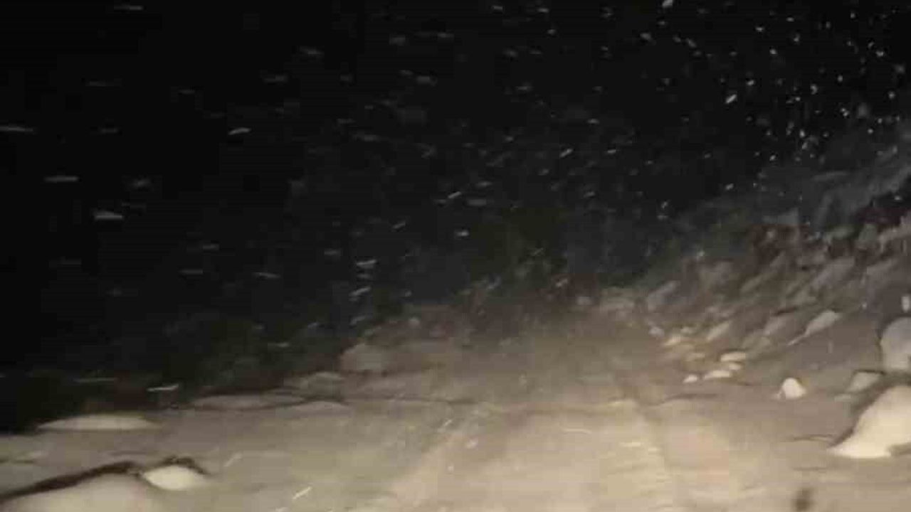 Rize'nin yüksek kesimlerinde gec gelen kar yağışı etkili oldu