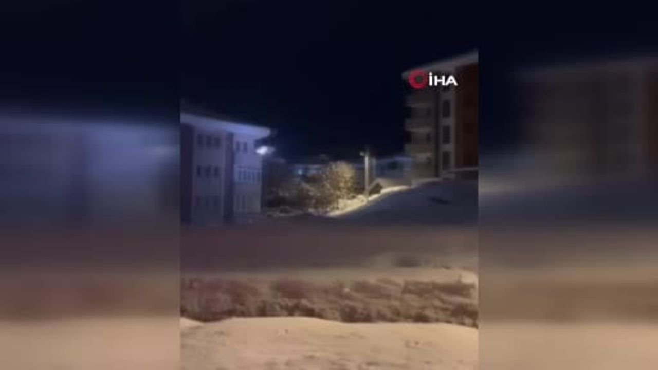 Safranbolu'da elektrik tellerinden çıkan kıvılcımlar mahallede paniğe yol açtı