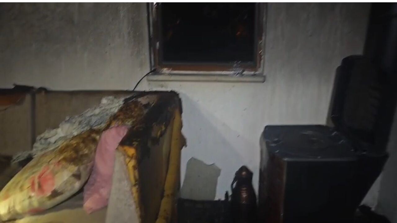 Safranbolu'da villanın müştemilatında çıkan yangın söndürüldü