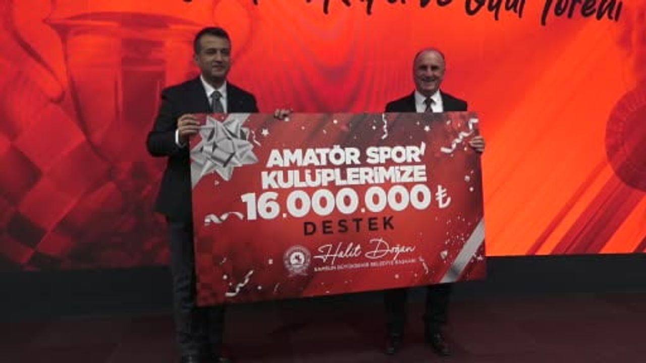 Samsun Büyükşehir'den amatör kulüplere 16 milyon TL nakdi destek