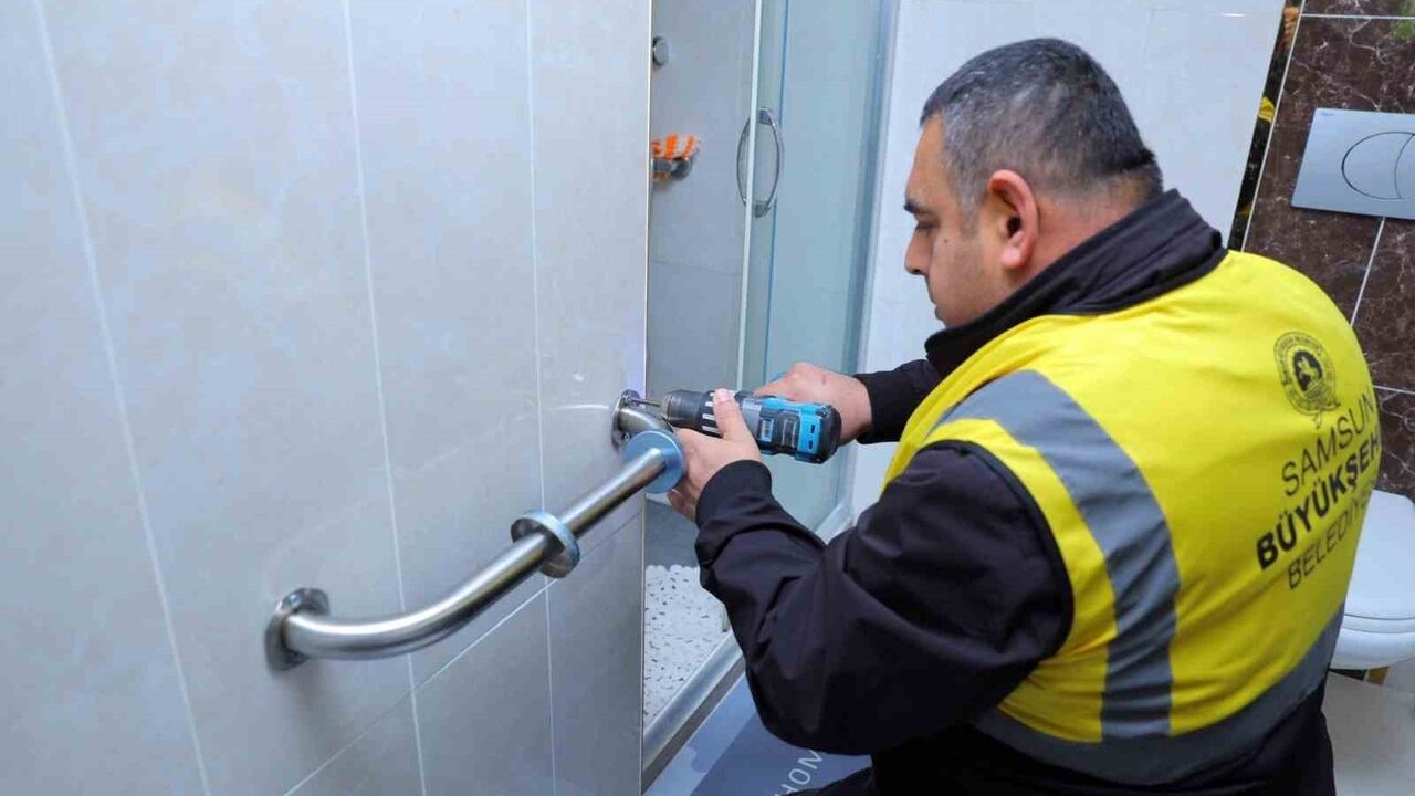 Samsun’da Engelli Hanelerine Ev İçi Güvenlik Donanımı Sağlandı