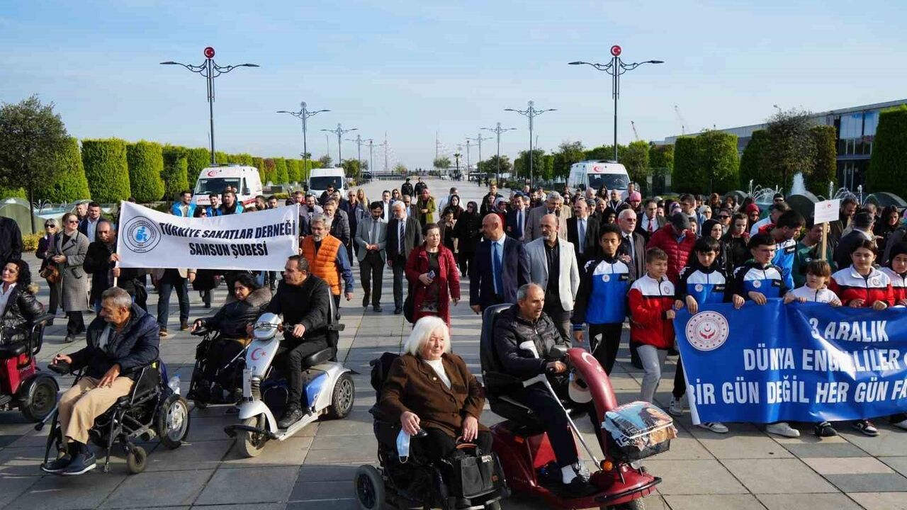 Samsun'da her ay 9 bin 115 engelli evde bakım hizmeti alıyor