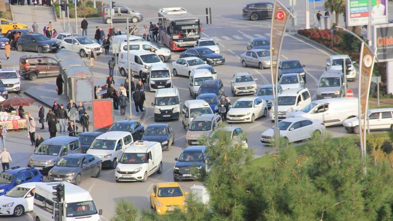 Samsun’da trafiğe kayıtlı motorlu kara taşıtı sayısı 532 bin 670