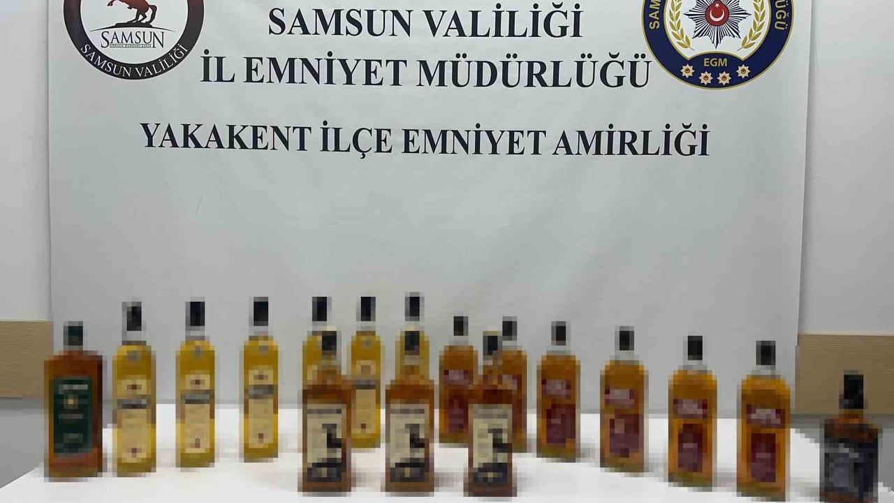 Samsun'da yılbaşı öncesi kaçak alkol operasyonları