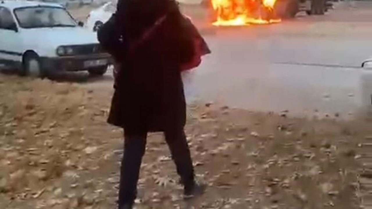 Şanlıurfa Birecik'te tır yangını ve patlama paniği