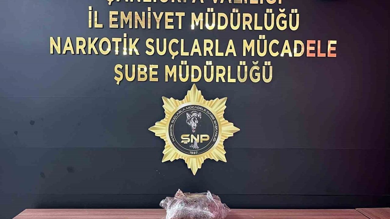 Şanlıurfa'da 2 kilo 150 gram skunk ele geçirildi
