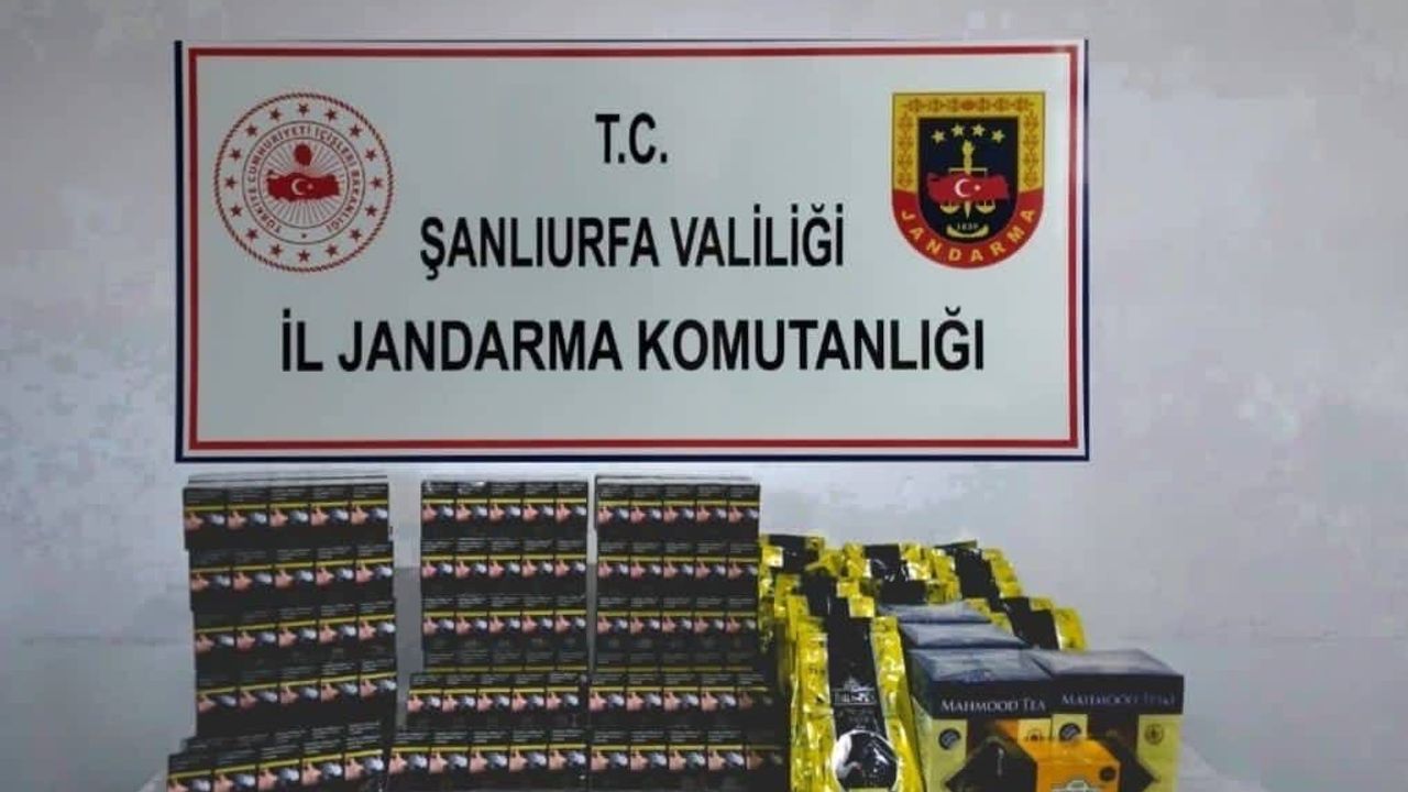 Şanlıurfa'da 7 bin 958 paket kaçak sigara ve kaçak tütün ele geçirildi