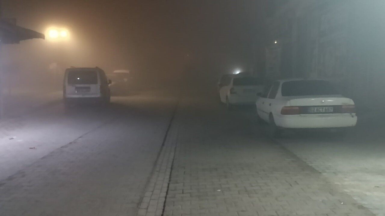 Şanlıurfa'da Gece Boyu Yoğun Sis