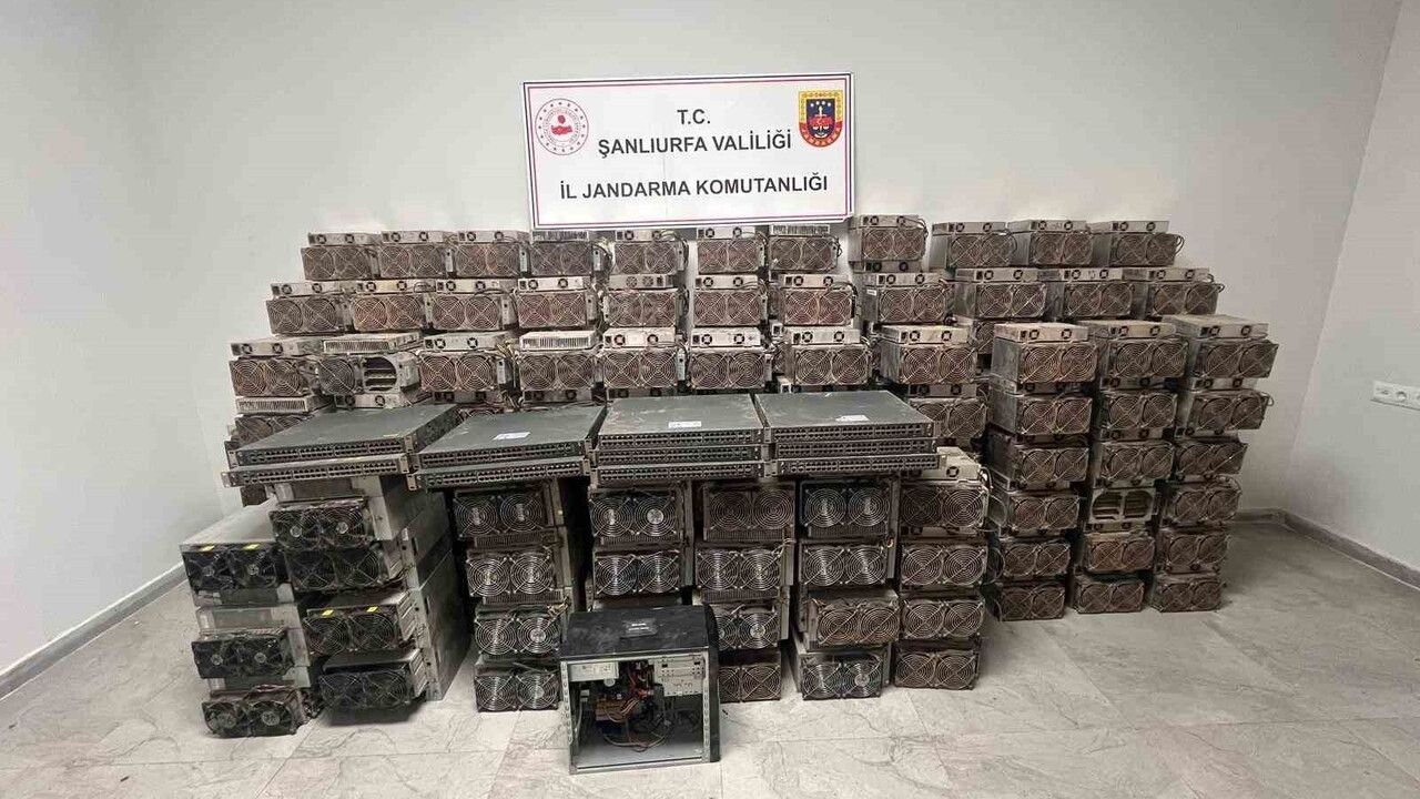 Şanlıurfa'da kaçak kripto madenciliği operasyonu