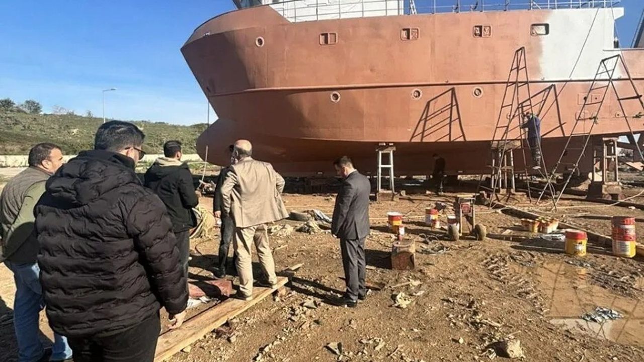 Seydi Ali Reis Araştırma Gemisi karaya alındı