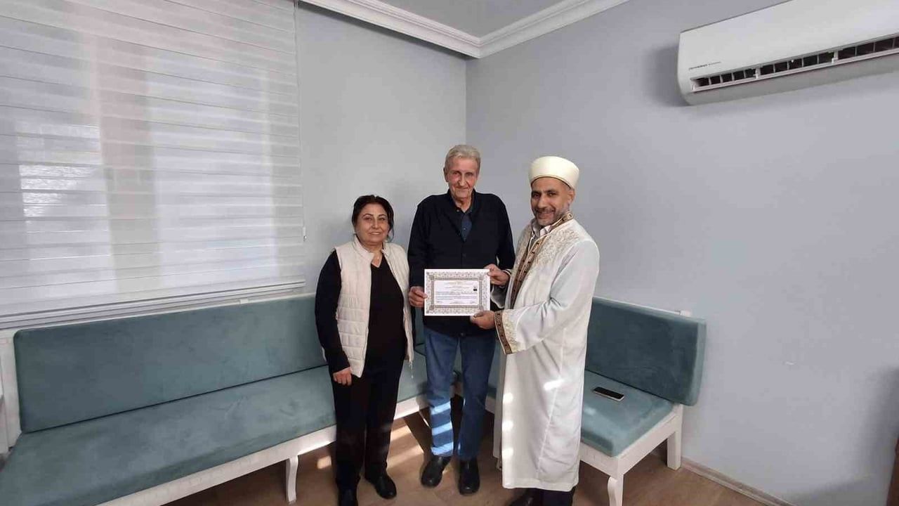 Seydikemer'de 66 Yaşındaki Hans Joachim Prinz Müslüman Oldu