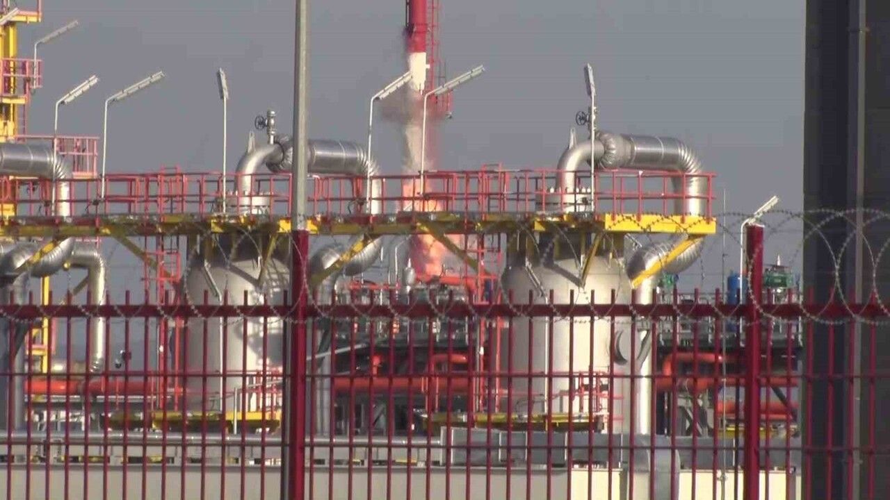 Silivri'de BOTAŞ doğalgaz tesisinde yangın kontrol altına alındı