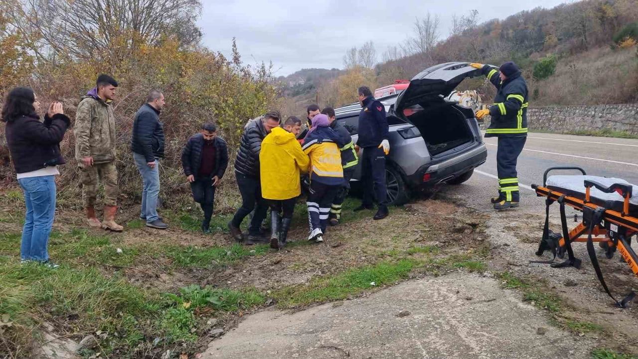 Sinop'ta trafik kazası: 1 kişi yaralandı