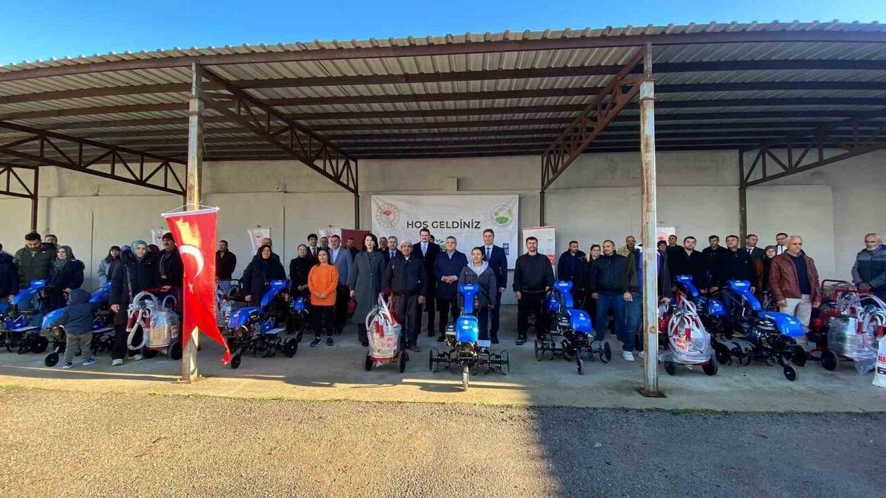 Sinop’ta üreticilere yüzde 100 hibe makine desteği