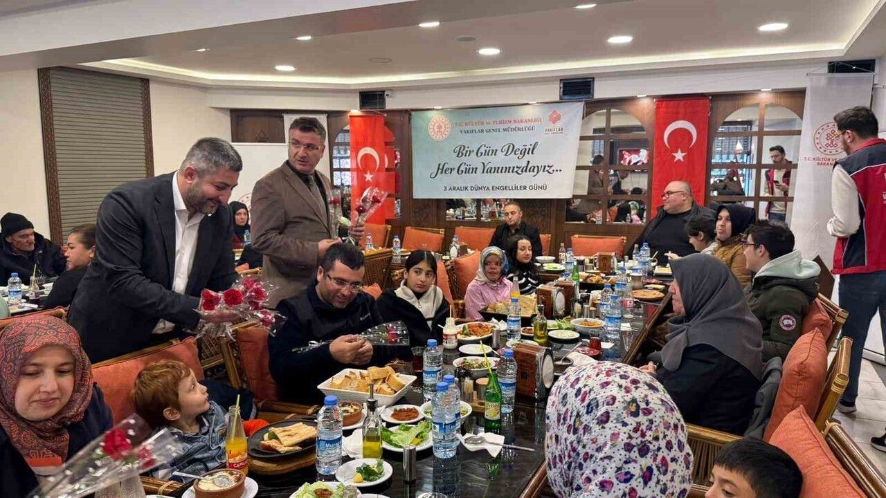 Sivas Vakıflar Bölge Müdürlüğü'nden 3 Aralık Dünya Engelliler Günü'nde özel etkinlik