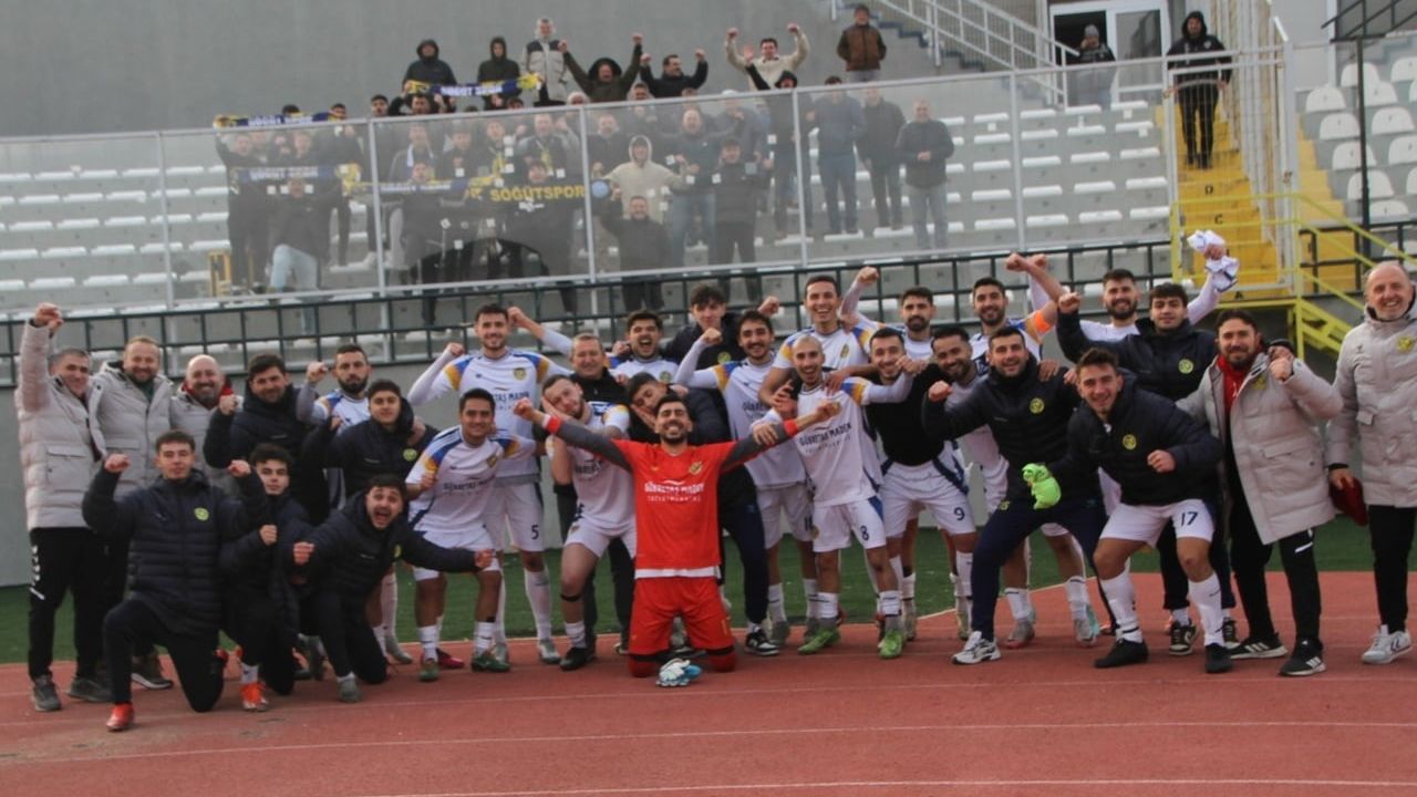 Söğütspor, son dakikada gelen golle deplasmandan 3 puanla döndü