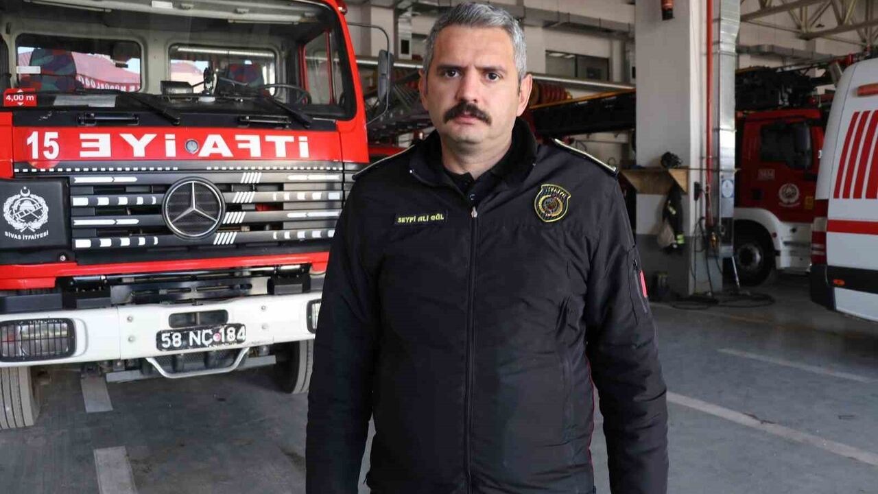 Soğuyan havalarla Sivas'ta araç yangınları arttı