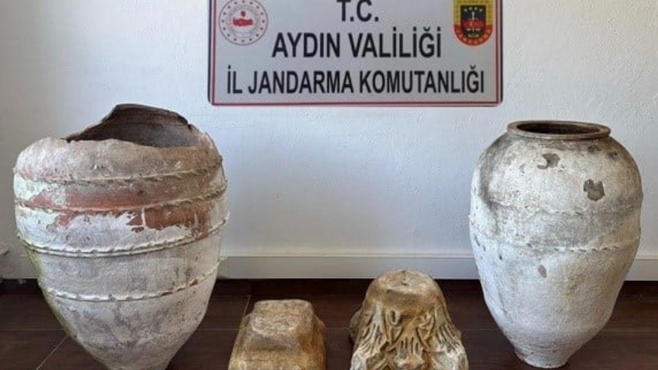 Söke'de 'Anadolu Mirası' Operasyonu: Sarıkemer'de Tarihi Eserler Ele Geçirildi