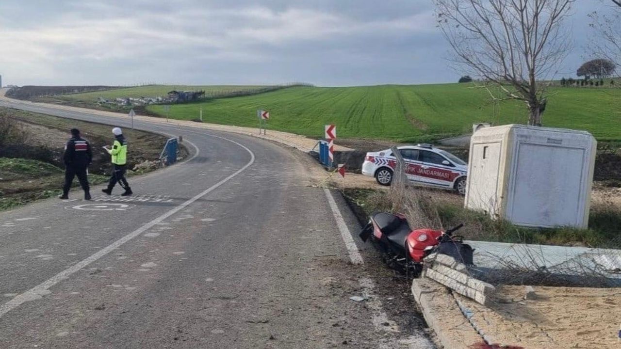 Süleymanpaşa Namık Kemal Mahallesi'nde motosiklet kazası: 1 ölü, 1 yaralı