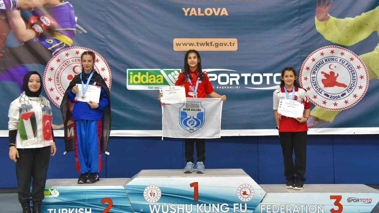Sultangazi sporcuları 2026 Türkiye Wushu Kung-fu Şampiyonası’nda 18 madalya kazandı
