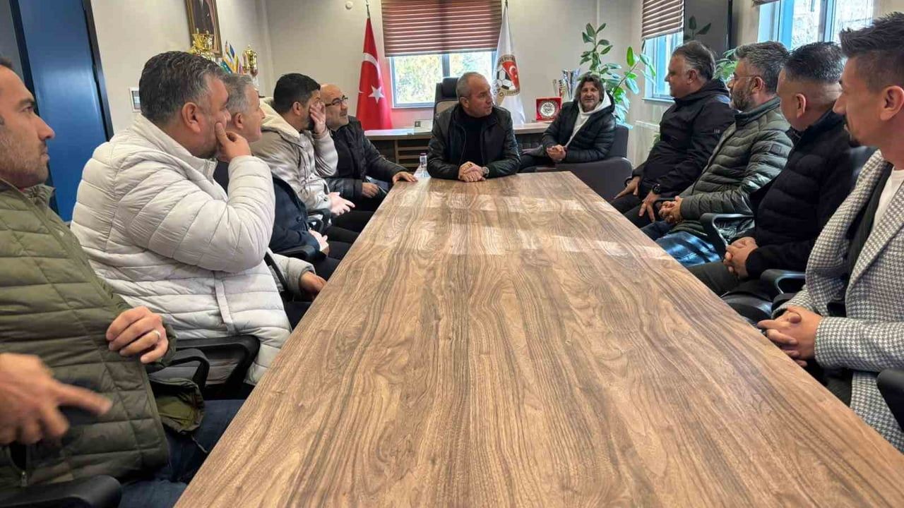 Sümerspor yönetiminden TÜFAD Kayseri Şubesi'ne ziyaret