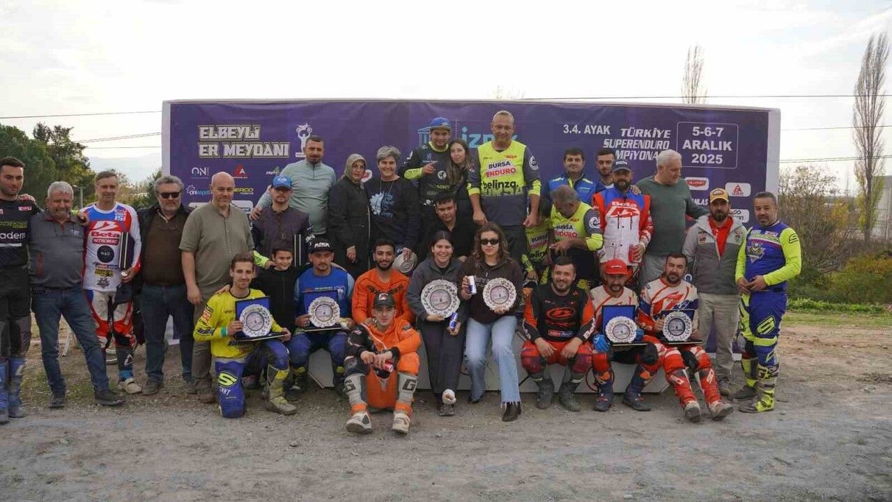 Süper Enduro sezon finali İznik'te tamamlandı