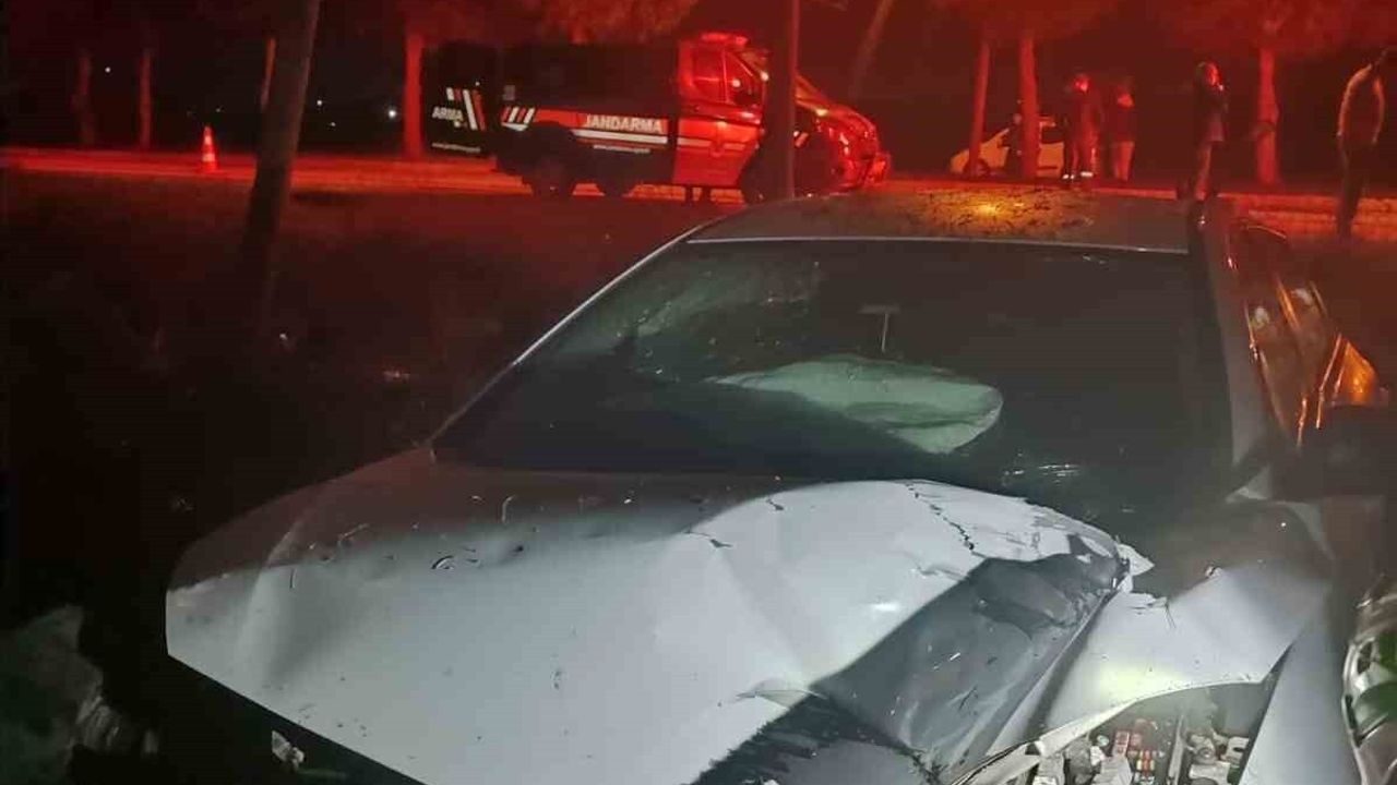 Susurluk'ta tek taraflı trafik kazası: 1 yaralı