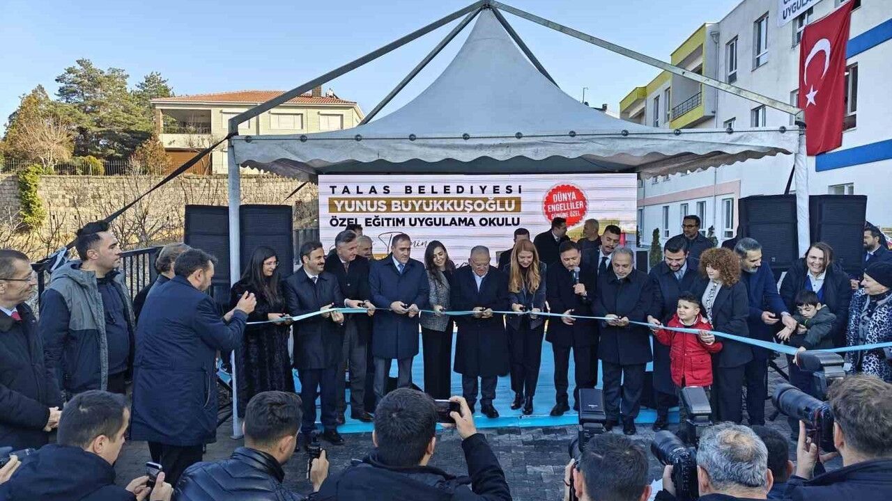 Talas'ta Yunus Buyükkuşoğlu Özel Eğitim Uygulama Okulu açıldı