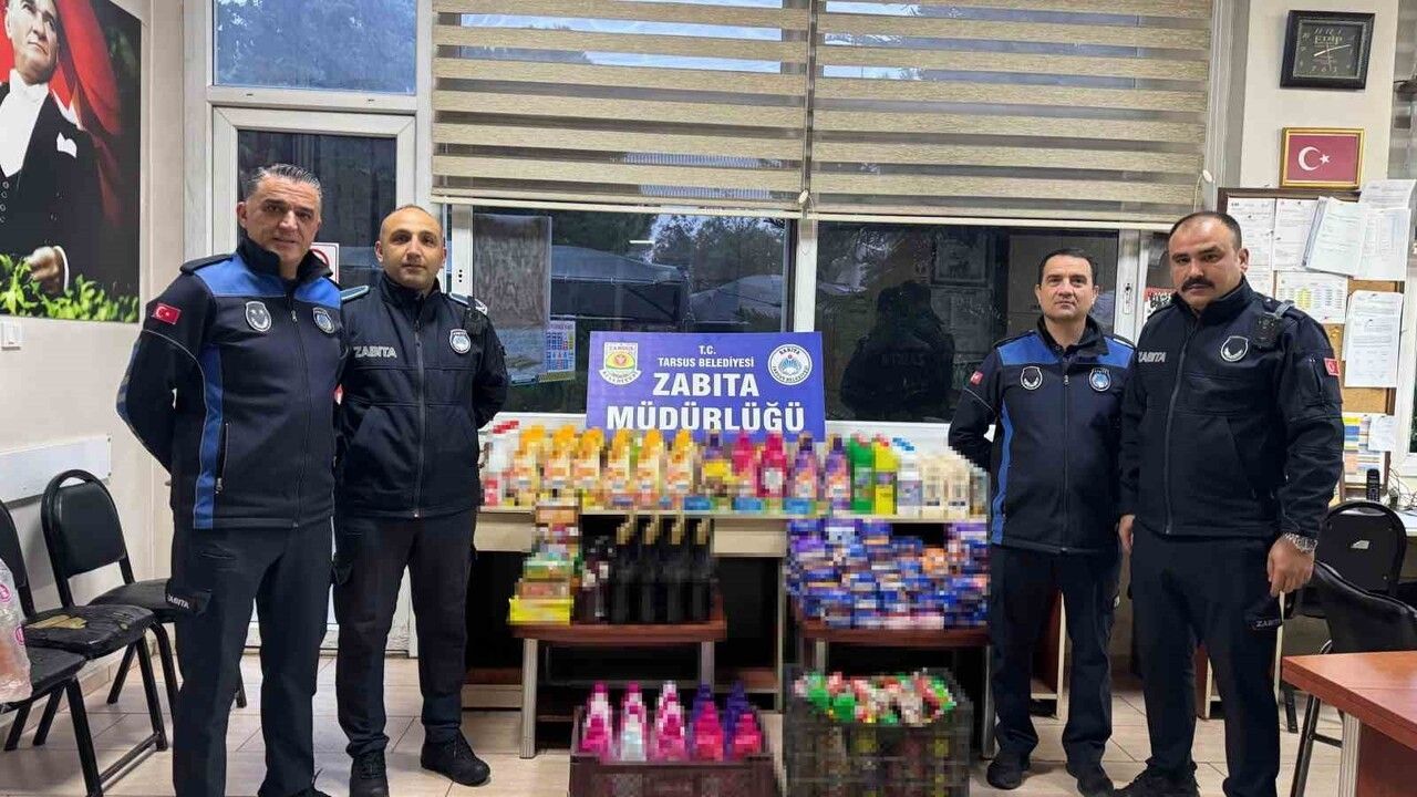 Tarsus'ta gıda denetimleri sıklaştı: Bozuk ve etiketsiz ürünlere el konuldu