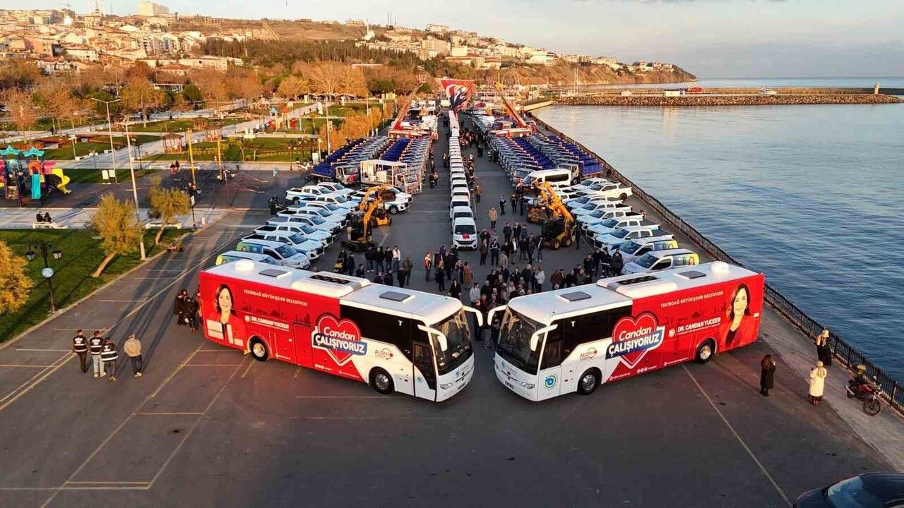 Tekirdağ Büyükşehir 423 aracı öz kaynakla satın alıp envantere kattı