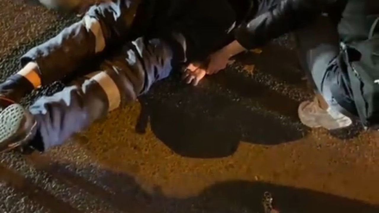 Tekirdağ'da motosikletin çarptığı yaya yaralandı