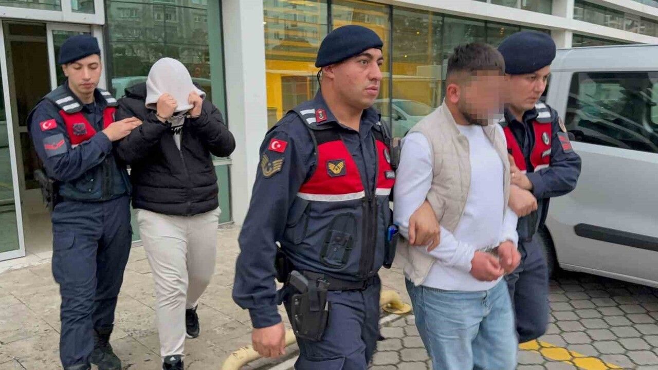 Tekkeköy'de jandarma operasyonu: 2 şüpheli tutuklandı