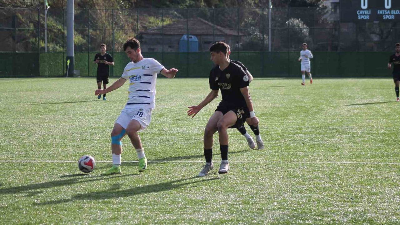 TFF 3. Lig: Çayelispor 0-0 Fatsa Belediyespor