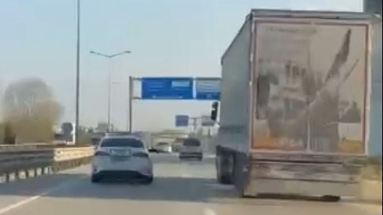 TIR sürücüsü kovalamacada silahla durduruldu — İnegöl'de tehlikeli anlar