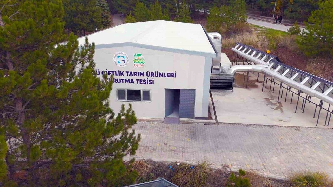TOGÜ'nün Güneş Enerjili Tarım Ürünleri Kurutma Tesisi: Günlük 1 Ton Kapasiteyle Hizmette